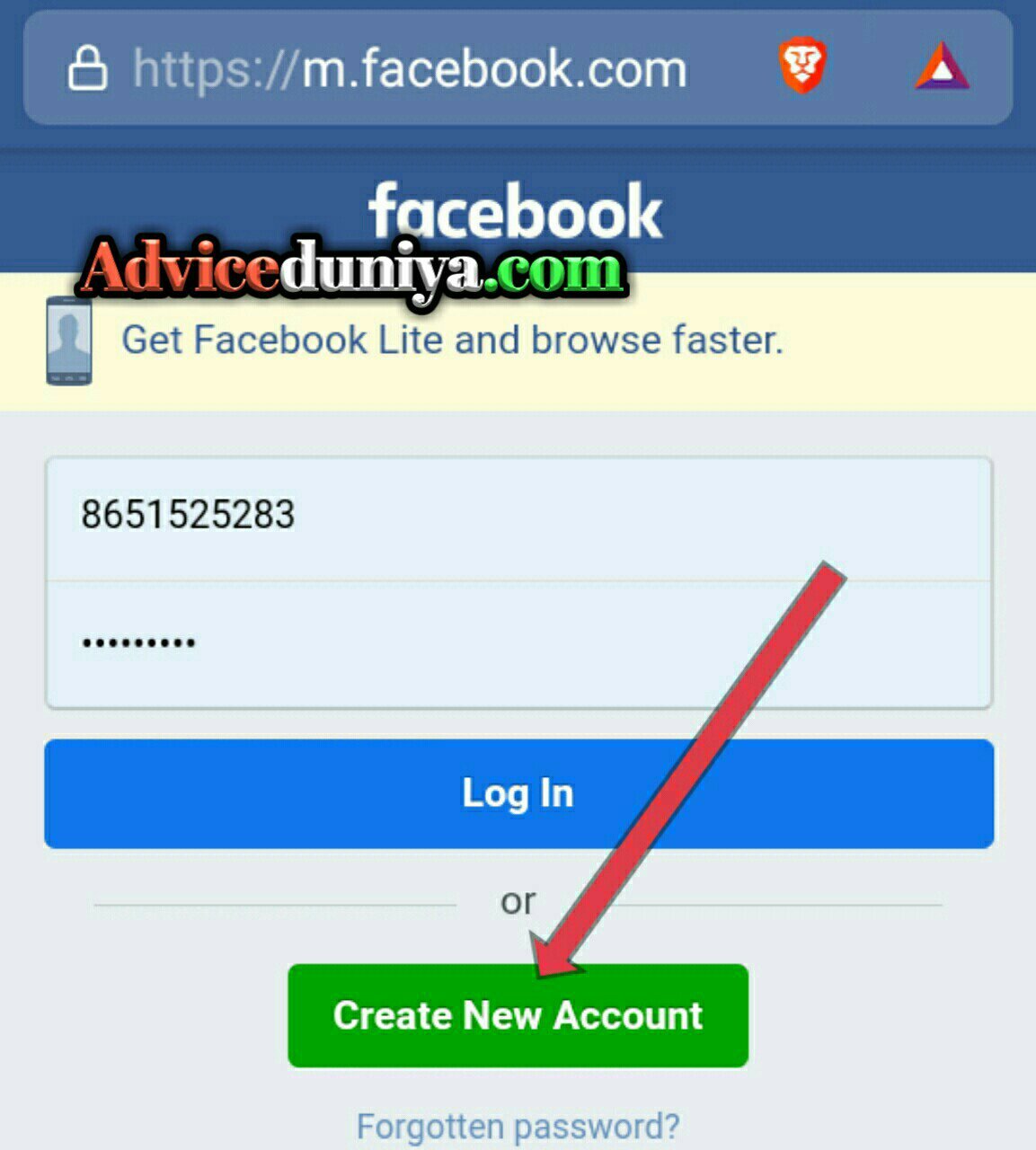 Facebook id banane ka tarika